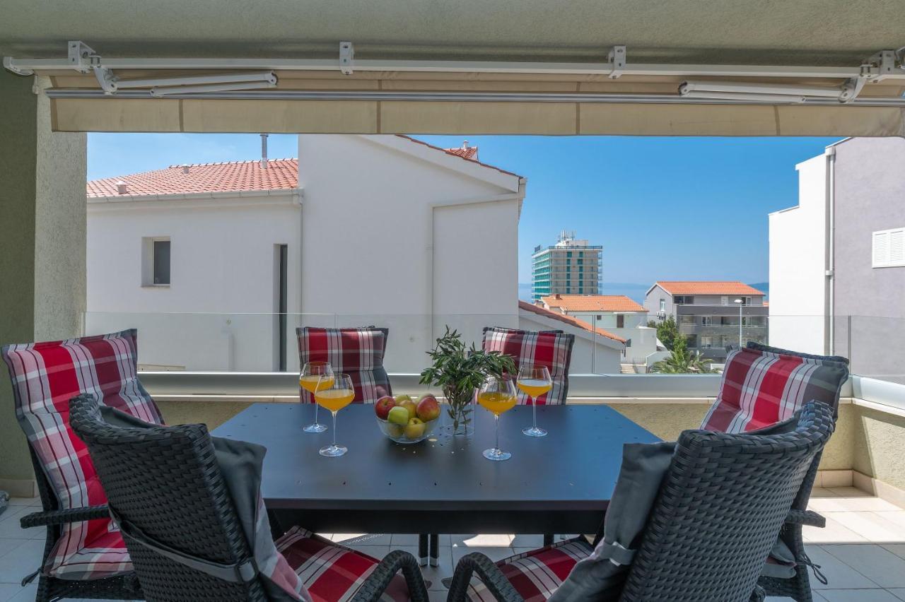 Luxury Apartment Purple Summer Sea View Makarska Bagian luar foto