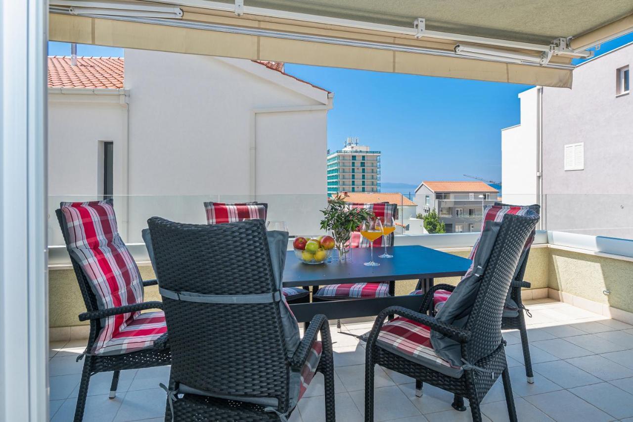Luxury Apartment Purple Summer Sea View Makarska Bagian luar foto