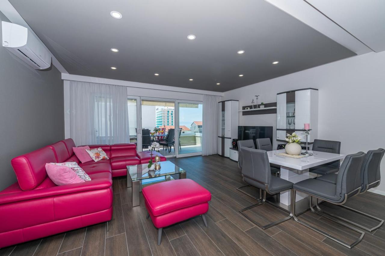 Luxury Apartment Purple Summer Sea View Makarska Bagian luar foto